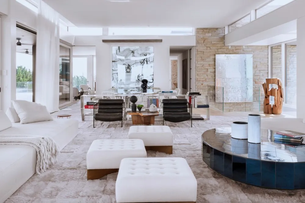 Living Room Of Julie Hillman ´S Ocean Home Project