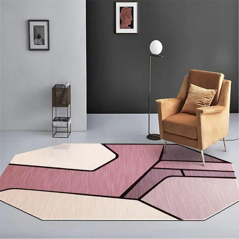 Abstract Area Rug In Dining Room By Hommés Studio And Tapis