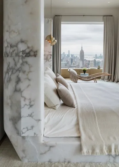 Bedroom Of Julie Hillman ´S Park Avenue Skyscraper Project
