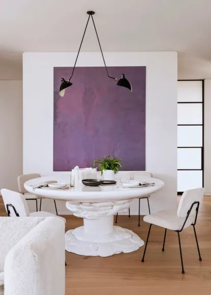 Dining Room Of Julie Hillman ´S Ocean Home Project