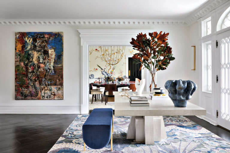 Grounded in Style: Beautiful Contemporary Rugs Enhance a Greenwich Home