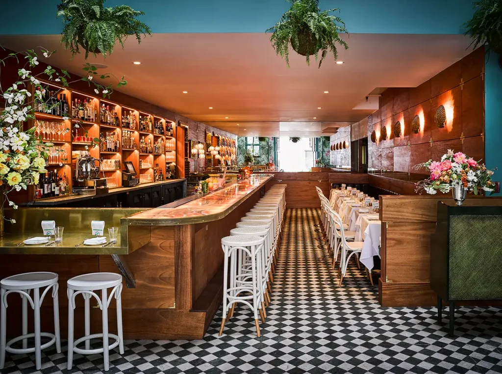 Dining Room Of Ken Fulk´s Leos Oyster Bar