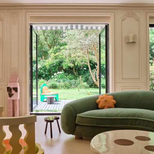 Uchronia Redefines Parisian Style: A Colorful Ode To Curves, Textiles &Amp; Shaped Rugs.