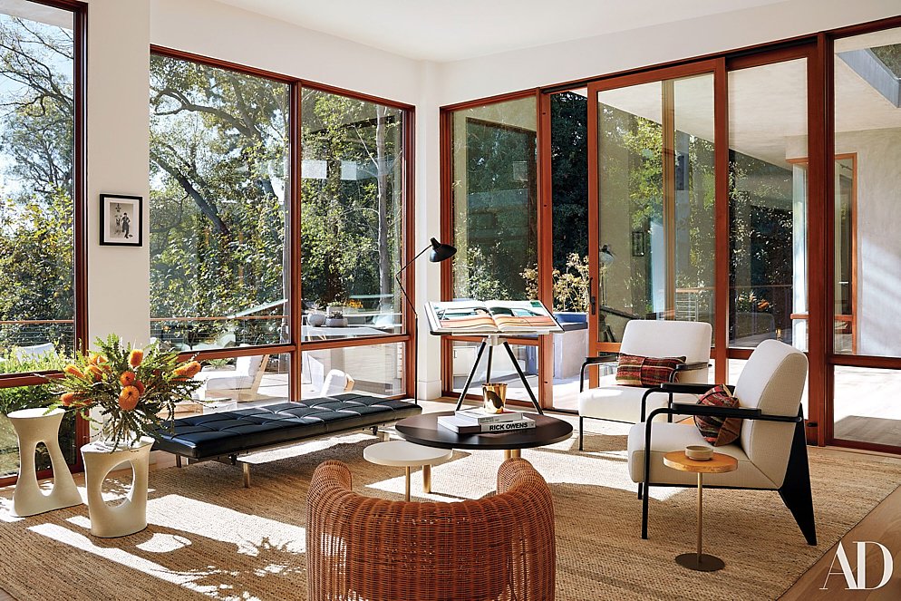 Living Room Of Sasha Adler Design´s Beverly Hills
