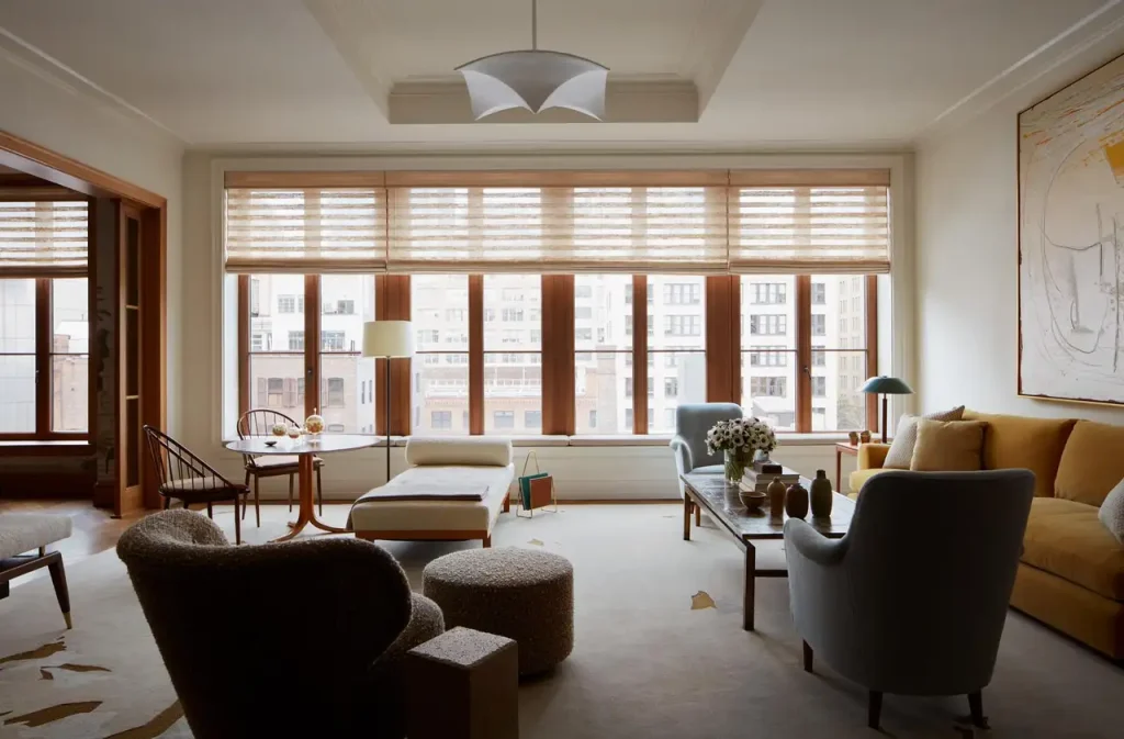 Living Room Of Shawn Henderson Interior Design´s Chelsea Apartment