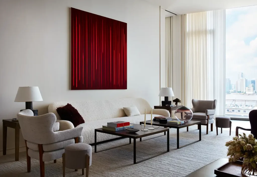 Living Room Of Shawn Henderson Interior Design´s West Village Apartment