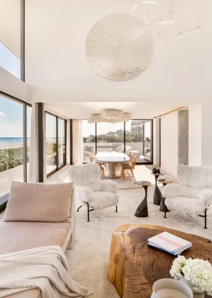 Living Room Of Julie Hillman ´S Sagaponack Home Project