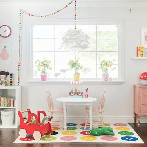 7 Playrooms with Colorful Rugs to Get Inspired