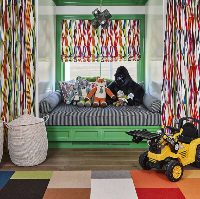 7 Playrooms with Colorful Rugs to Get Inspired