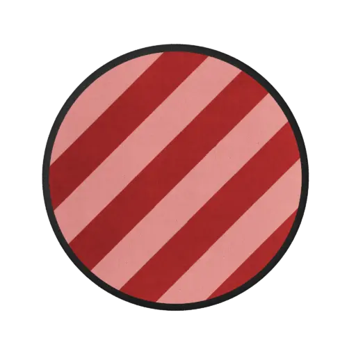 Pink Candy Round Rug