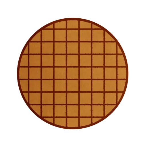 Waffle Round Rug