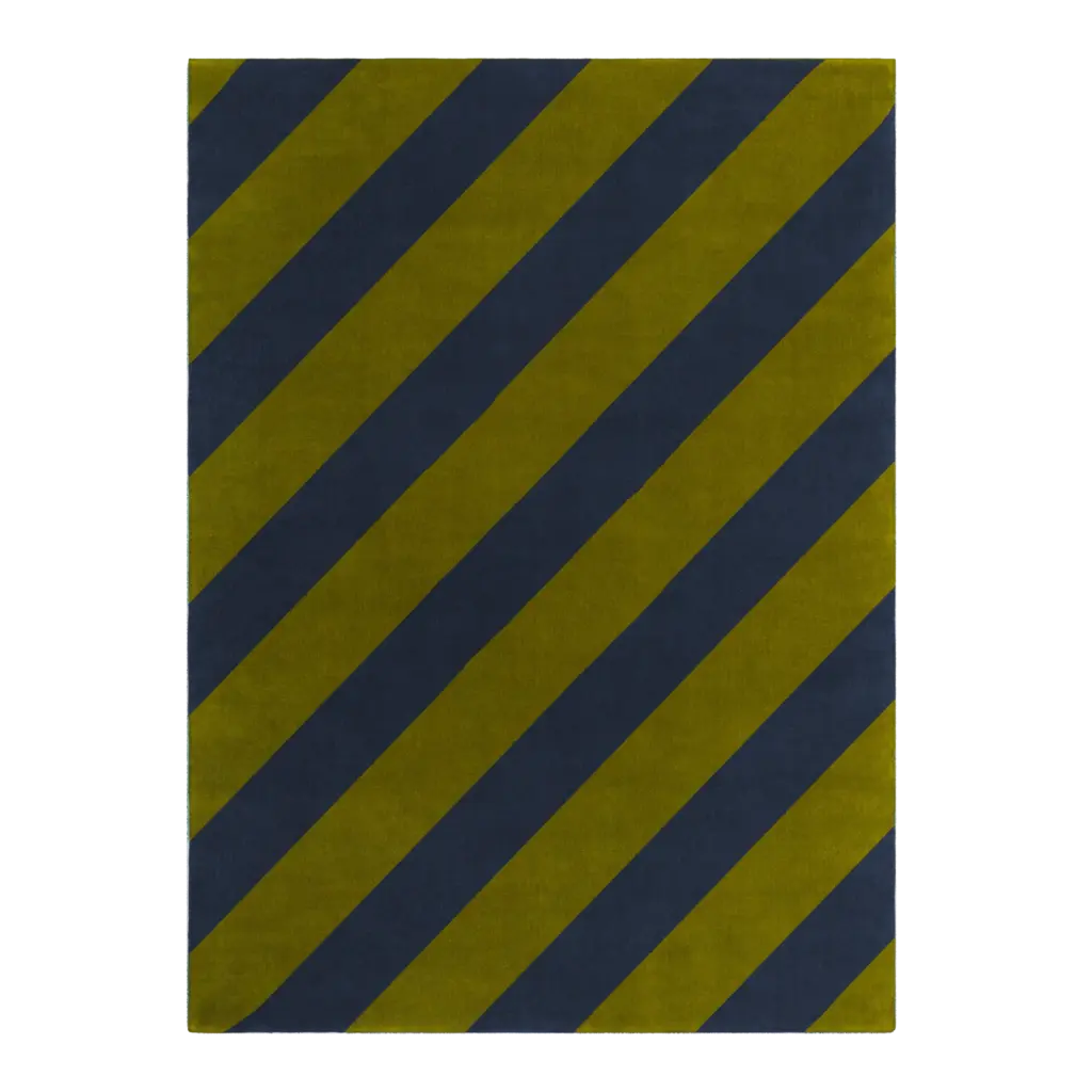 Peppermint Rug | Green Striped Rug | Tapis Studio