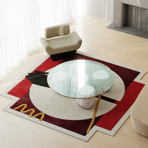 eco rug living room design