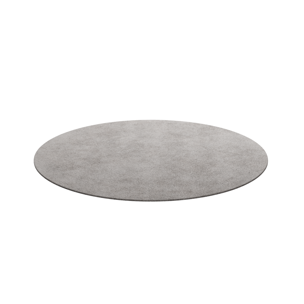 Tapis Round Silver Grey 4 | Round Rug | Tapis Studio