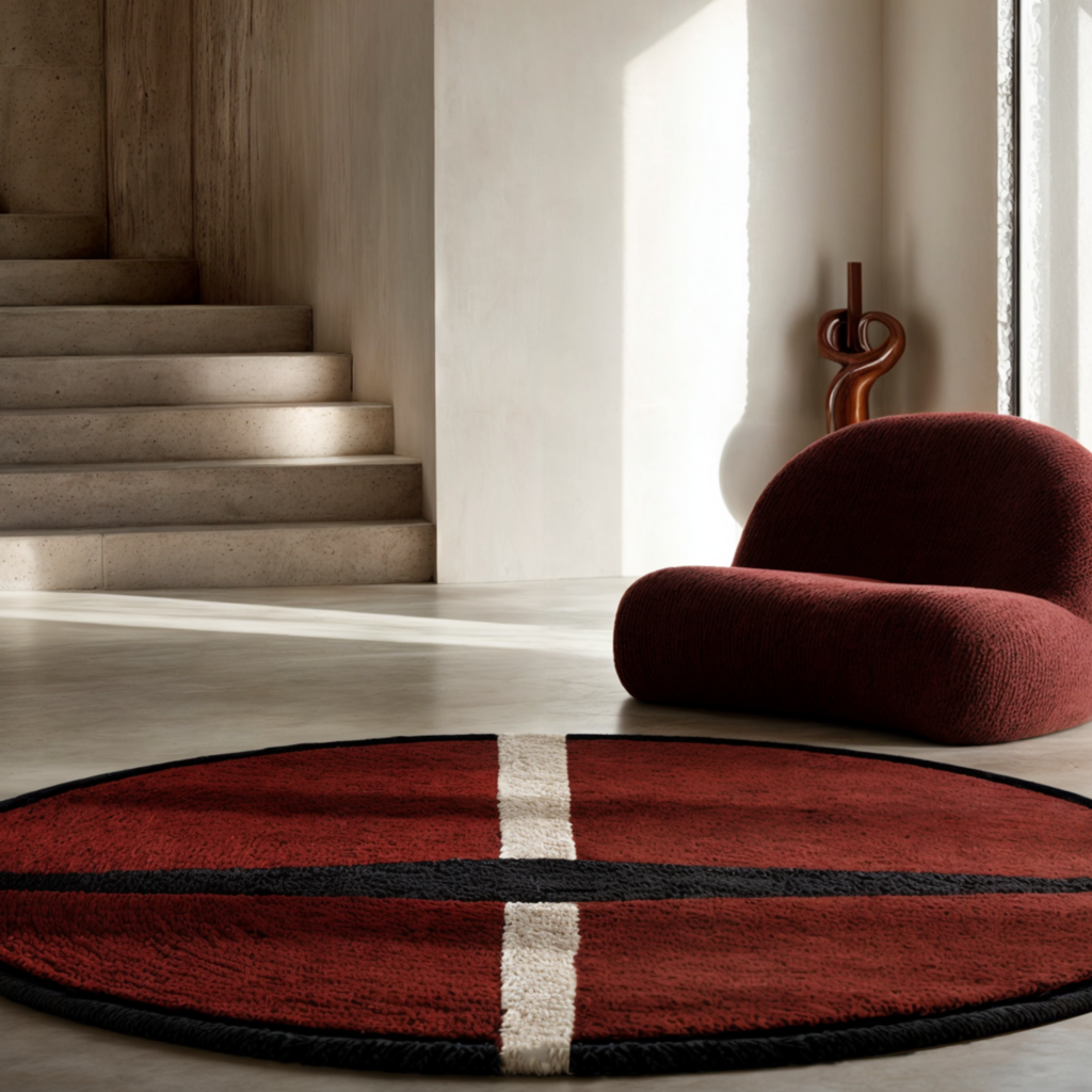 TAPIS Fig Round Rug | Modern Round Rug | Tapis Studio