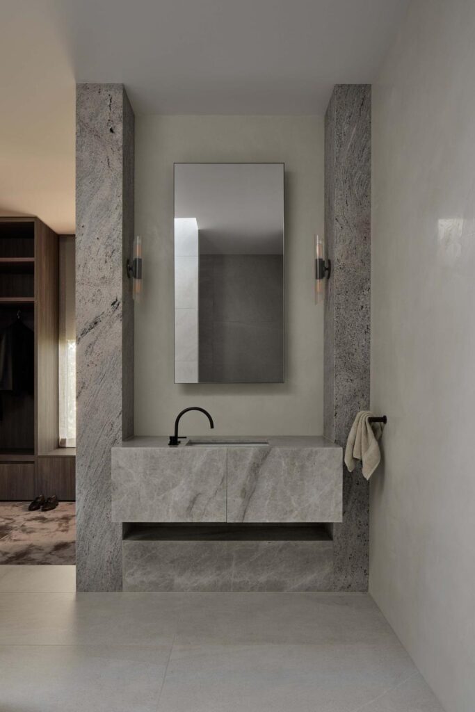 A Journey Through Contemporary Design: Inside a Toorak Home , bathroom