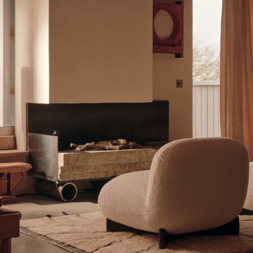 A Warm, Inviting Interior With An Earthy Color Palette. Soft Textures, Natural Light, And Modern Furniture Create A Cozy, Serene Space.