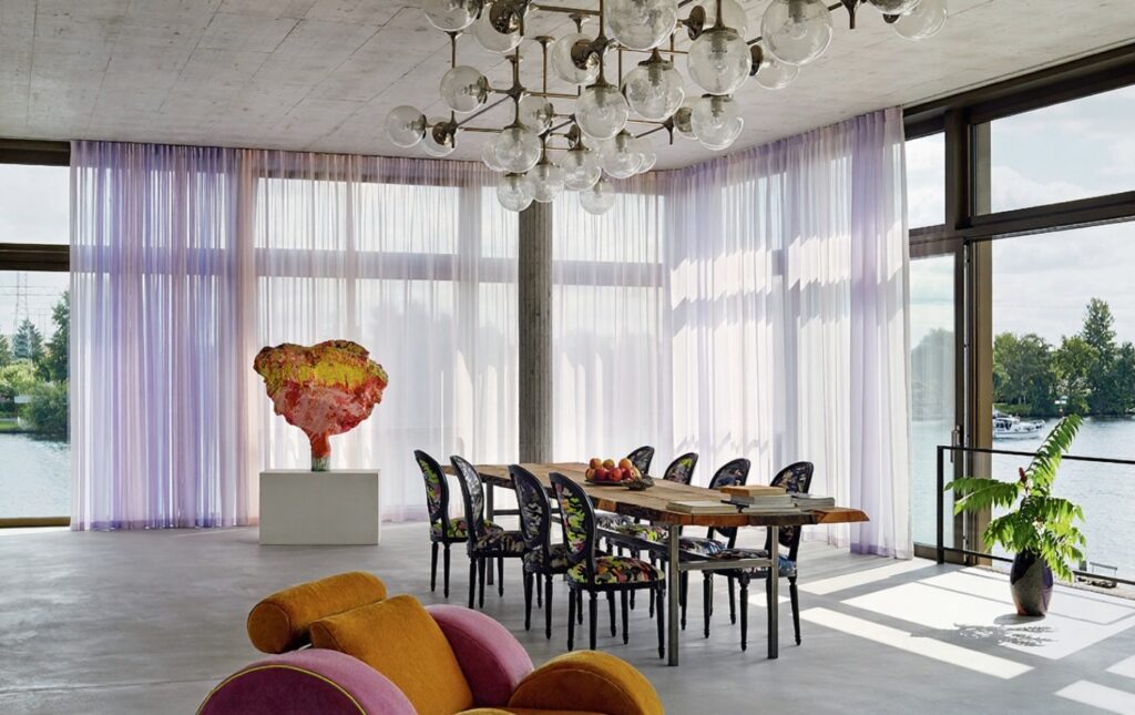 Water Harbor: Where Art, Water, And Industrial Interior Design Meet, Dining Room