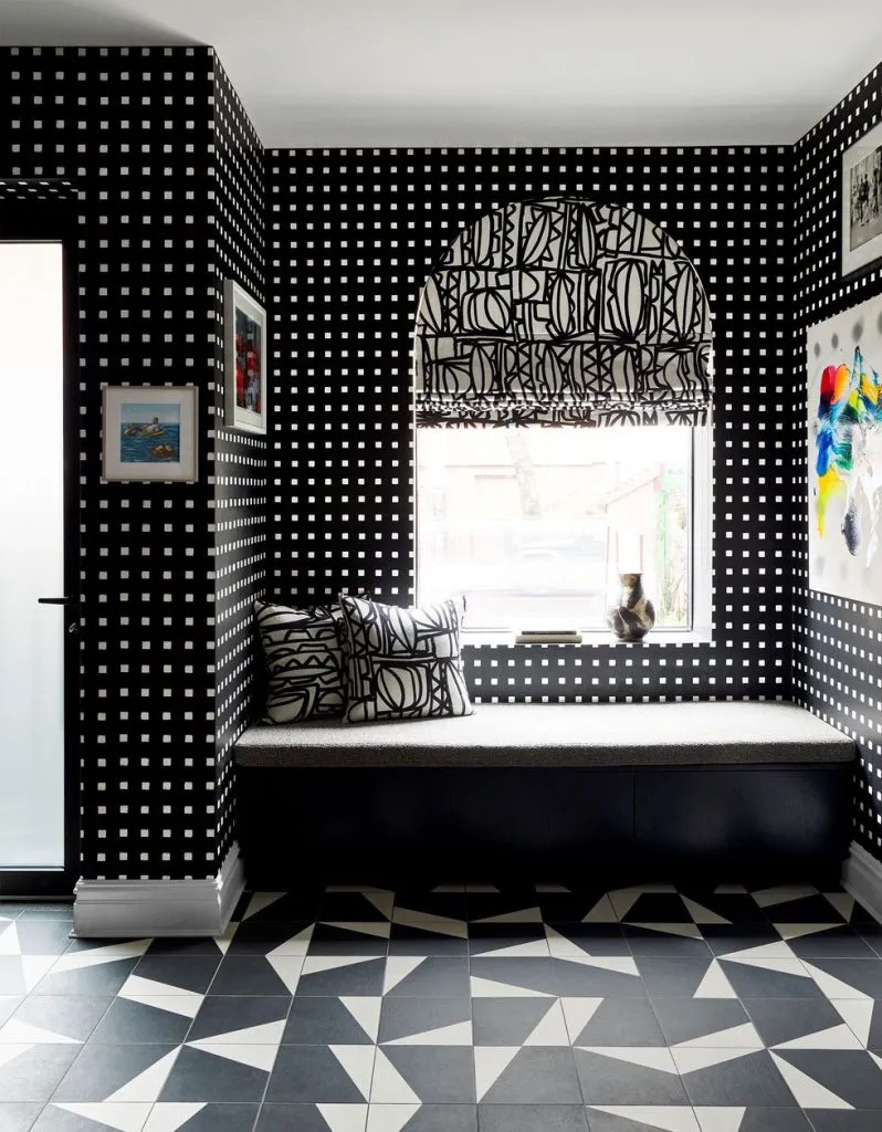 Black-And-White Foyer