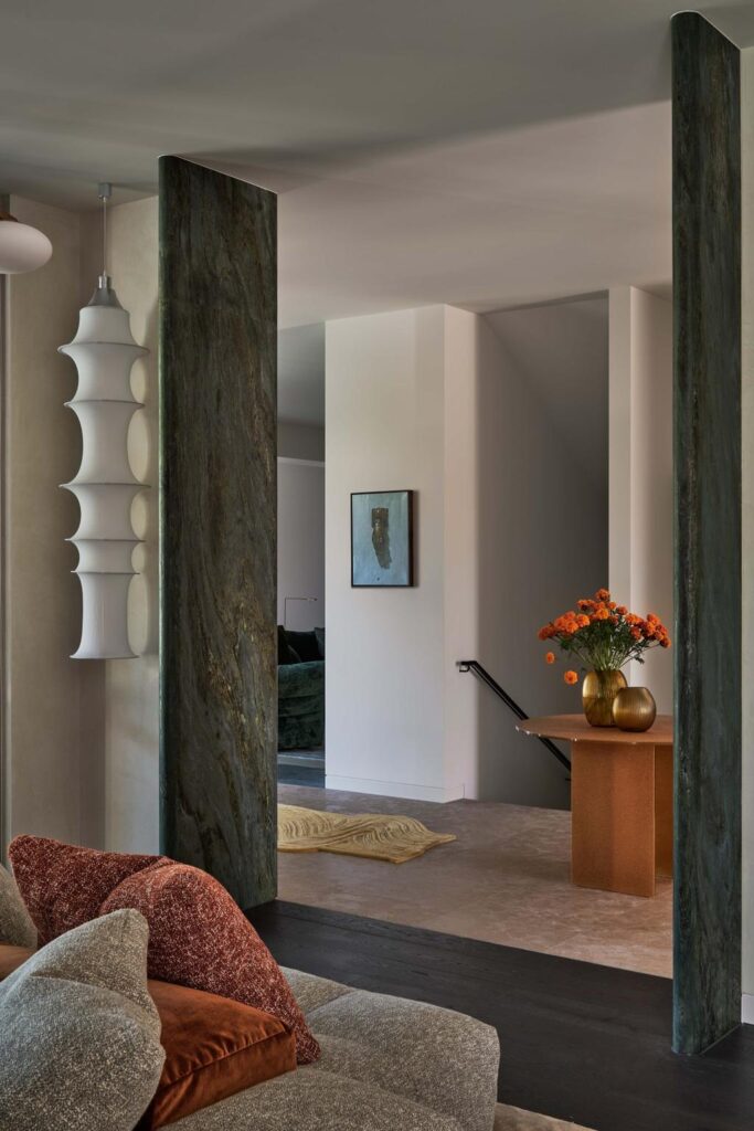 A Journey Through Contemporary Design: Inside a Toorak Home , a hallway