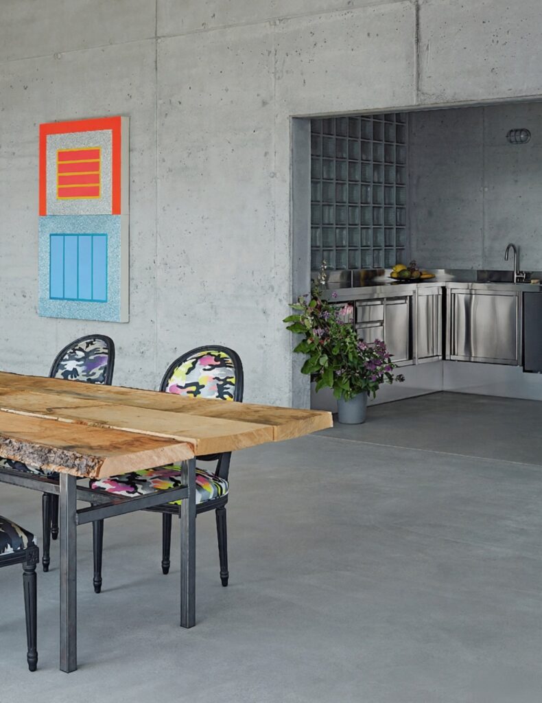 Water Harbor: Where Art, Water, And Industrial Interior Design Meet, Kitchen