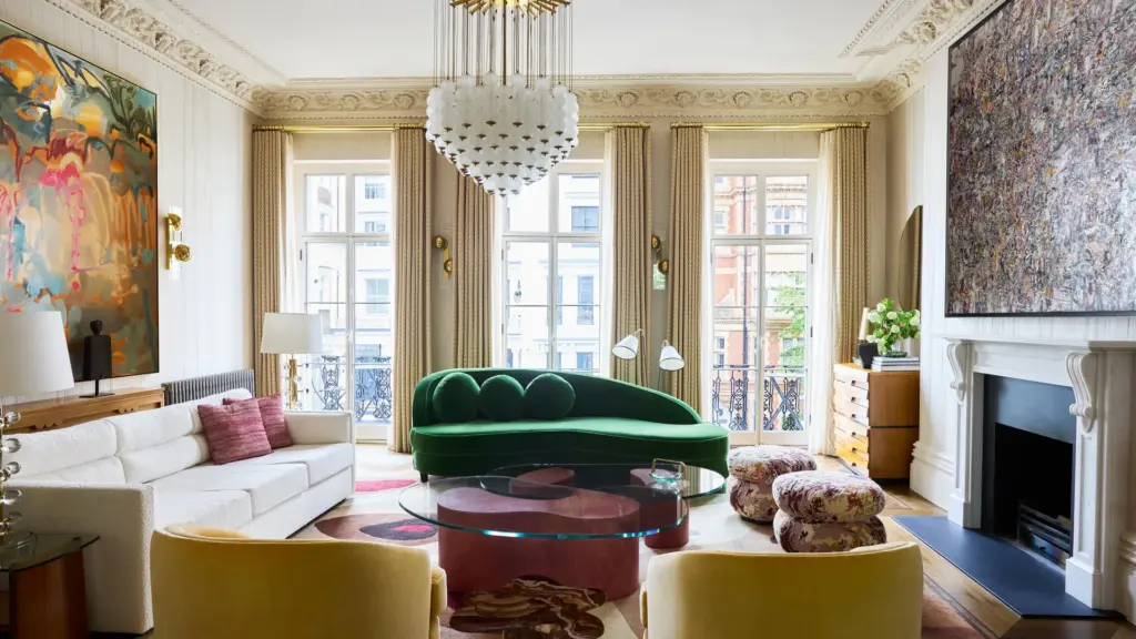Inside A Victorian Townhouse Renovation: A Stunning Transformation, Living Area With Designer´s Furniture