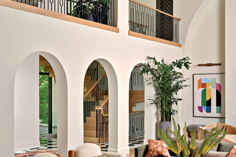 Experience a Symphony of Custom Designed Rugs, Light, and Texture in an Atlanta Family Home