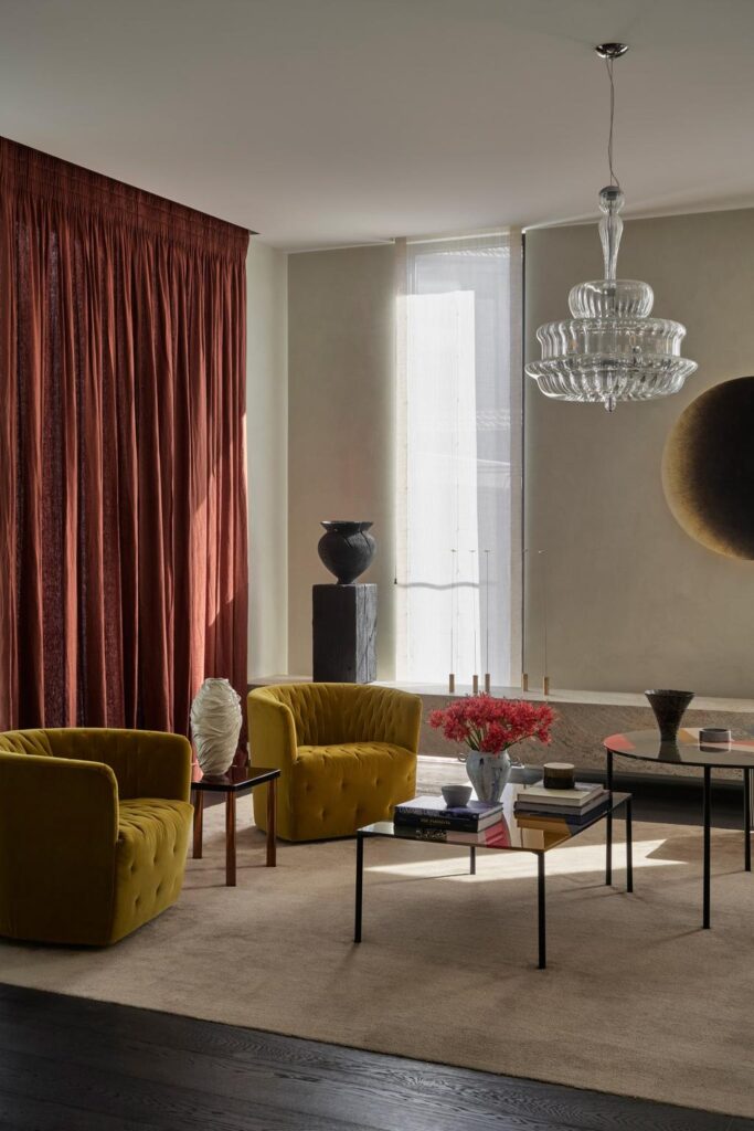 A Journey Through Contemporary Design: Inside a Toorak Home , living room