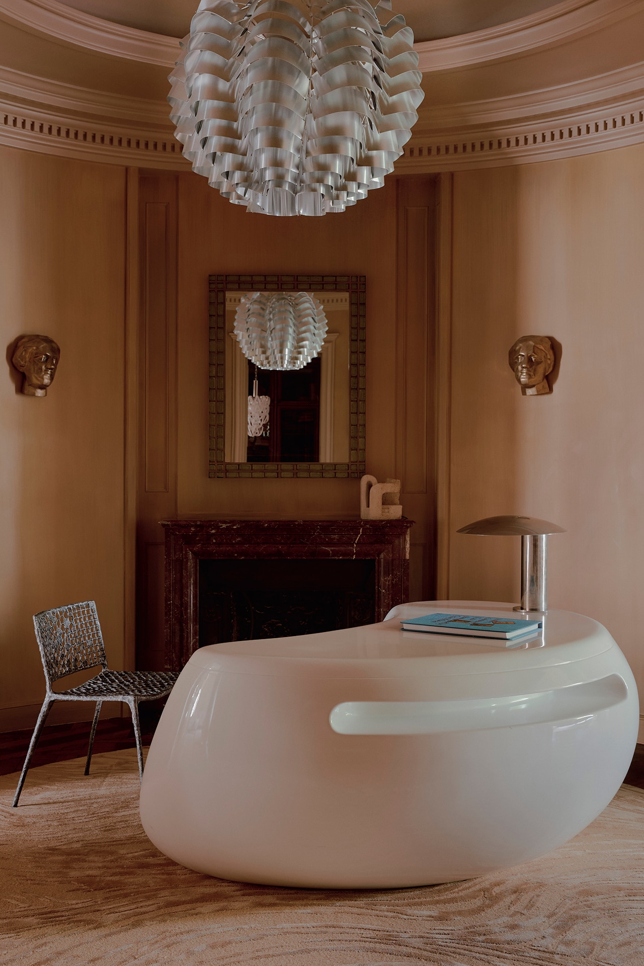 Mansion Interior Design: A Parisian Masterpiece, Office Space