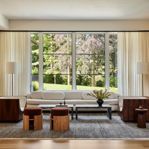 Long Island House Rugs - Black And White Rug