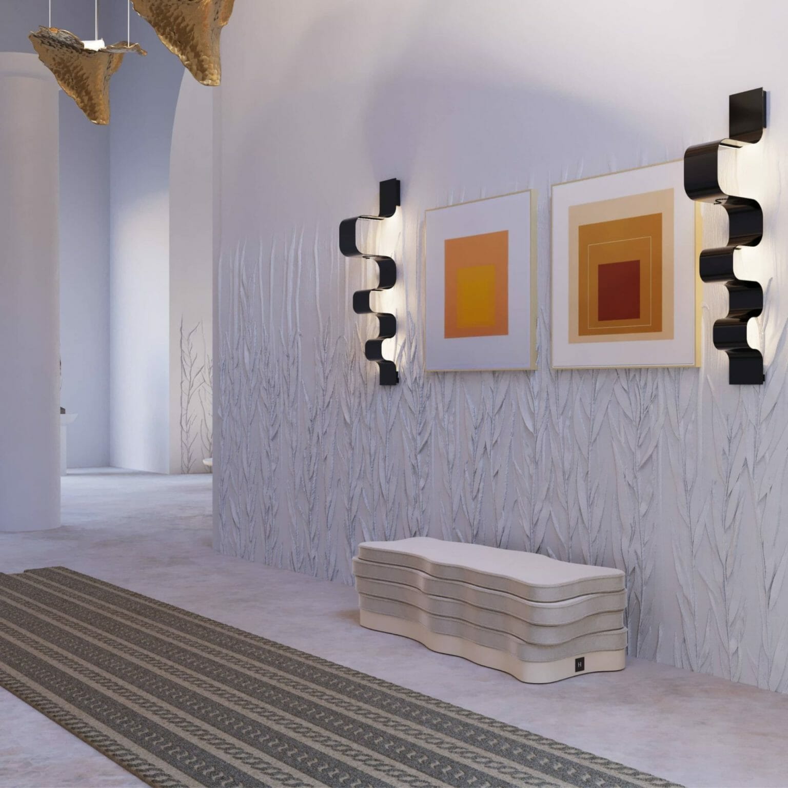 How to combine Pastel Area Rugs with different interiors?