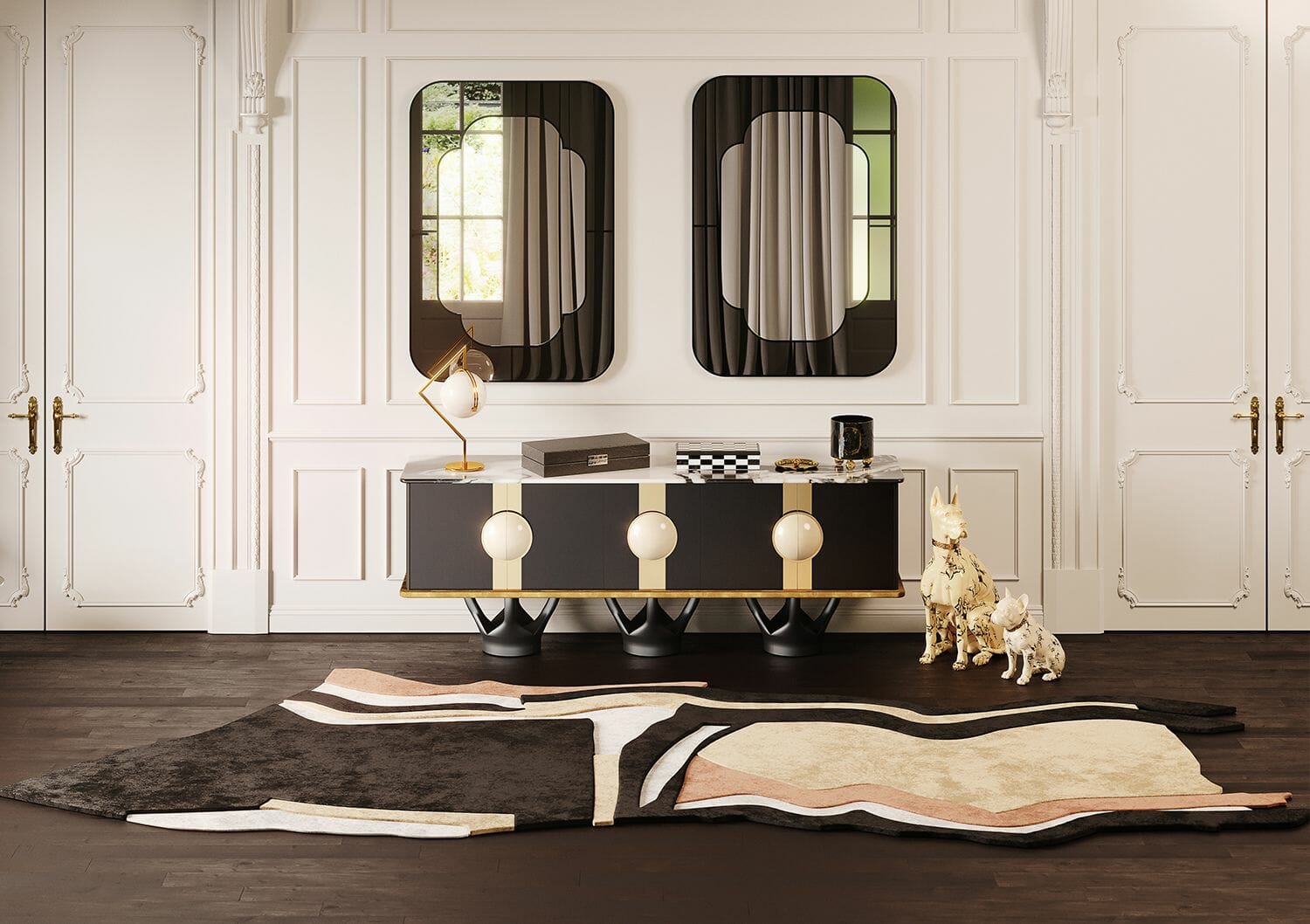 Shaped Rugs For Living Spaces