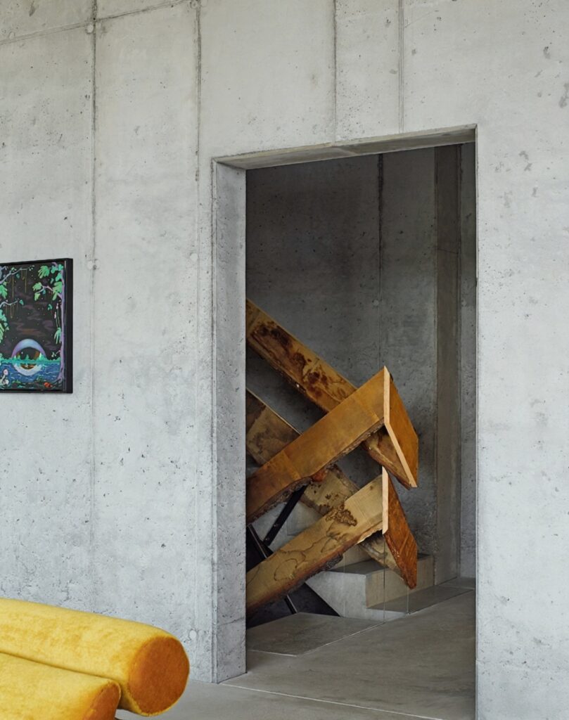 Water Harbor: Where Art, Water, And Industrial Interior Design Meet, Staircase