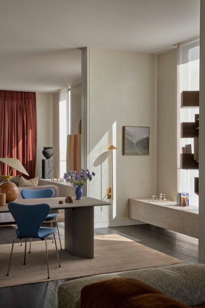 A Journey Through Contemporary Design: Inside a Toorak Home, study area with library