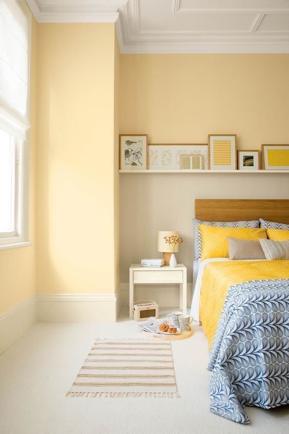 Get To Know The Best Color Rug Trends For 2024   Yellow Bedroom Rug 